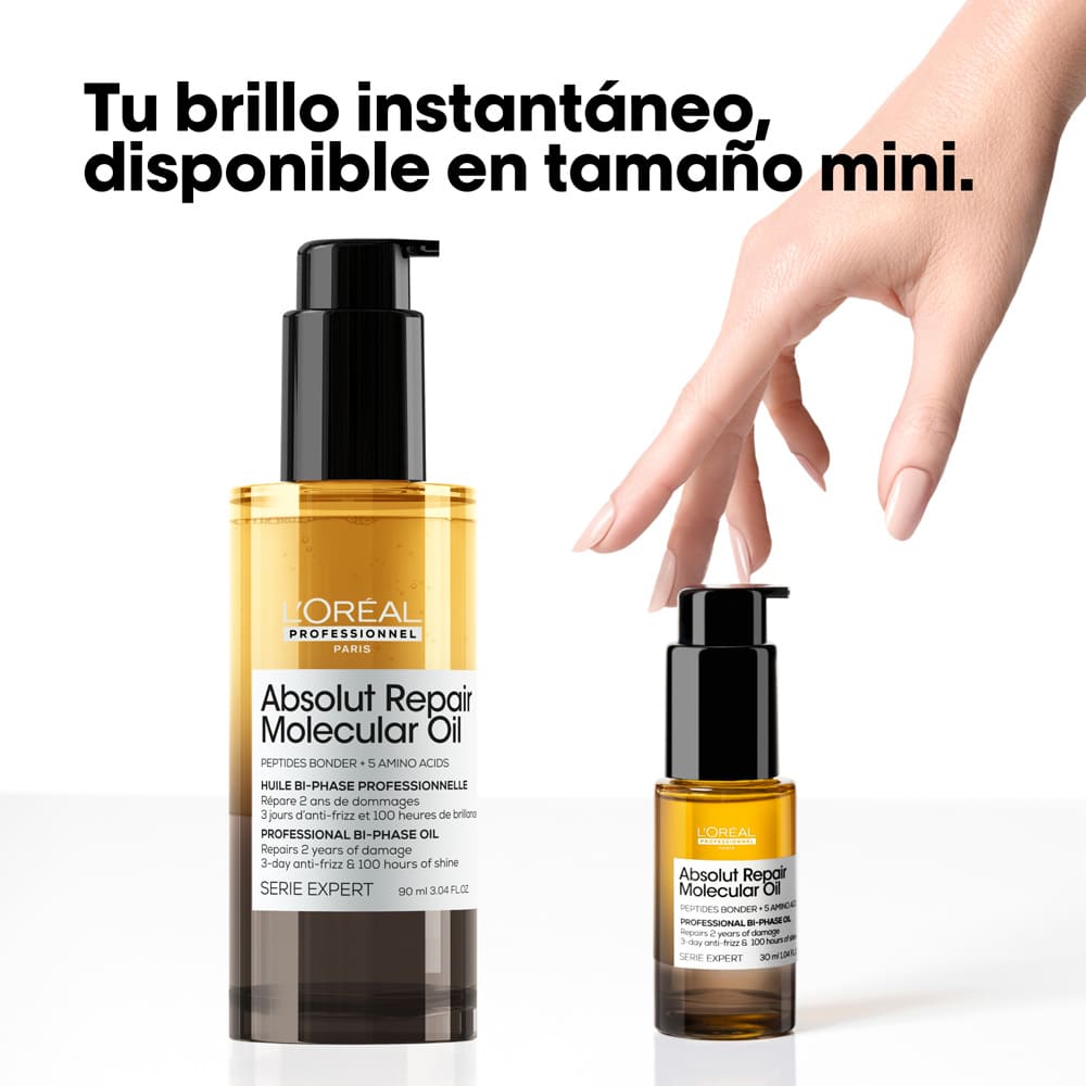 ACEITE BIF&Aacute;SICO ABSOLUT REPAIR MOLECULAR (ACEITE BIF&Aacute;SICO PARA CABELLO DA&Ntilde;ADO)